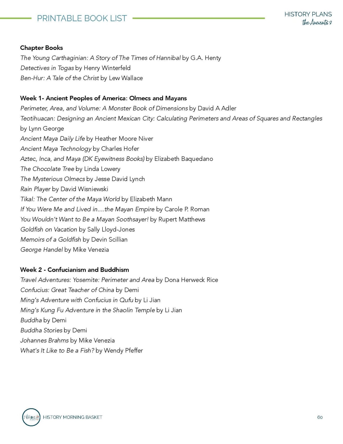 Ancients Term 2 Morning Time Plans - Homeschool Better Together