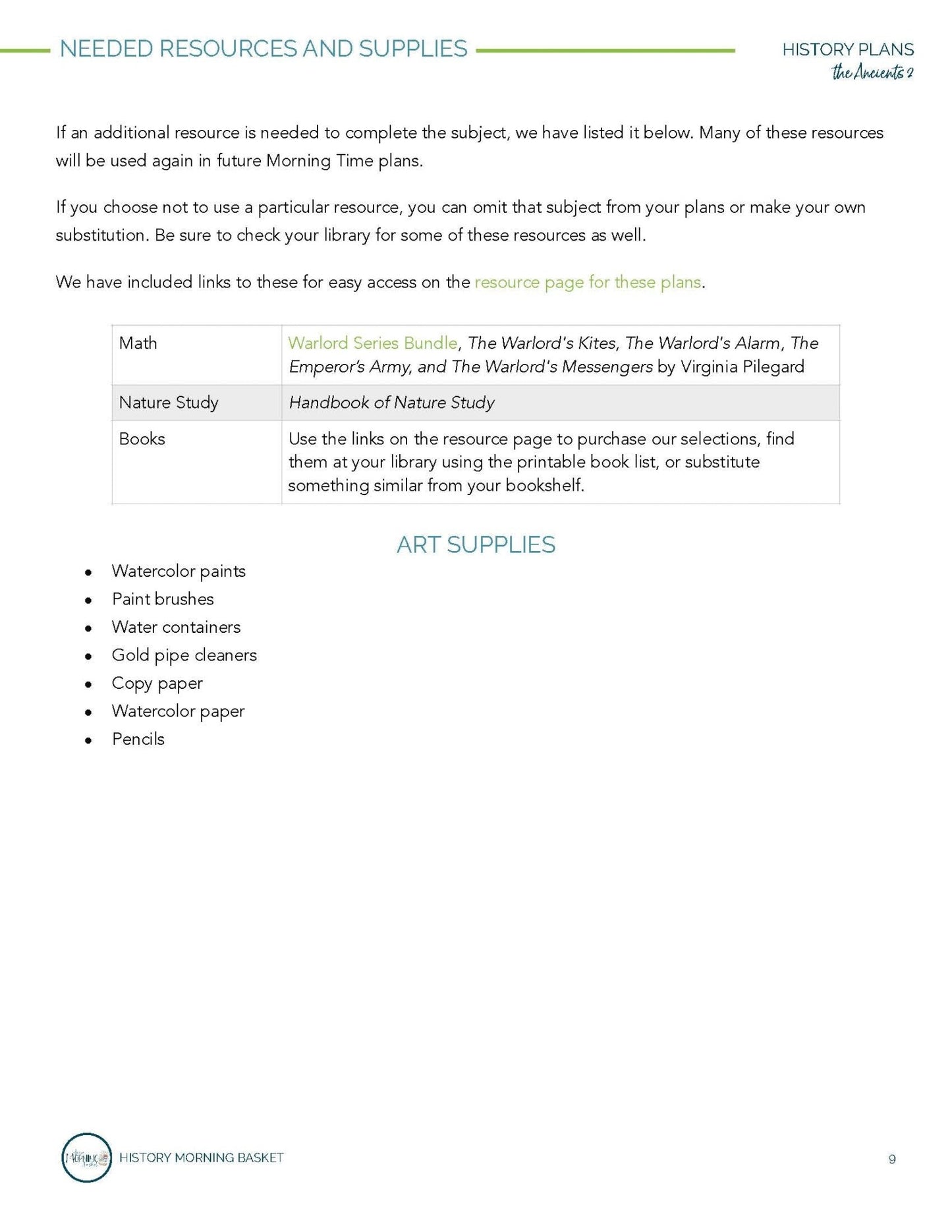 Ancients Term 2 Morning Time Plans - Homeschool Better Together