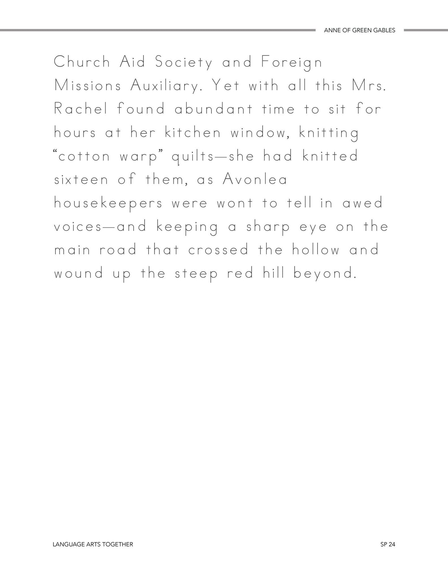 Anne of Green Gables Middle School Language Arts Together - Homeschool Better Together