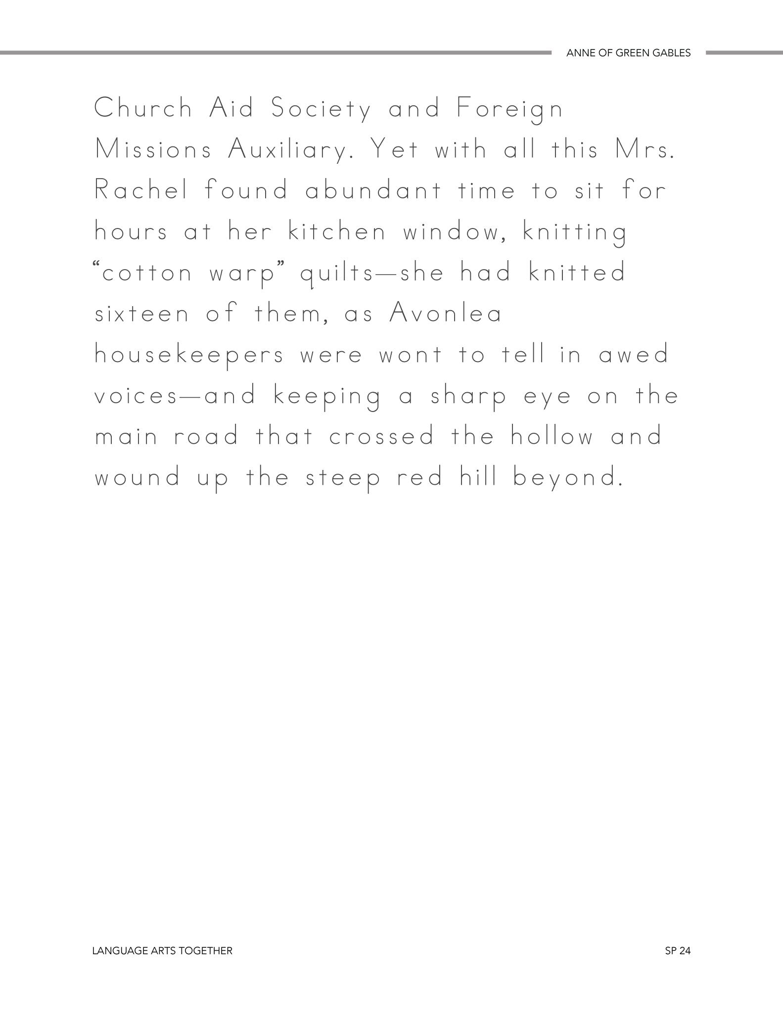 Anne of Green Gables Middle School Language Arts Together - Homeschool Better Together