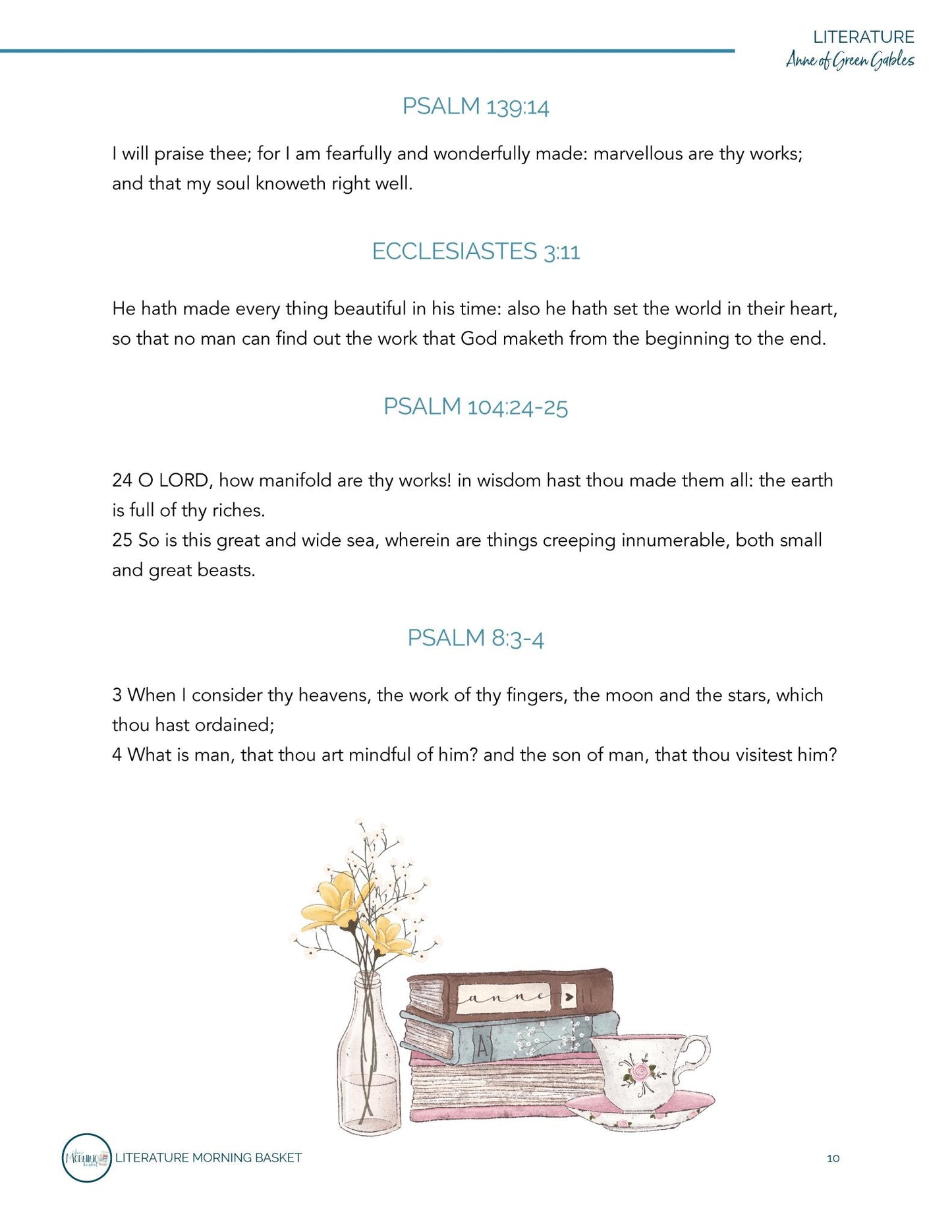 Anne of Green Gables Morning Time Plans - Homeschool Better Together