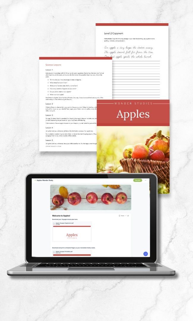 Apples Wonder Studies - Homeschool Better Together