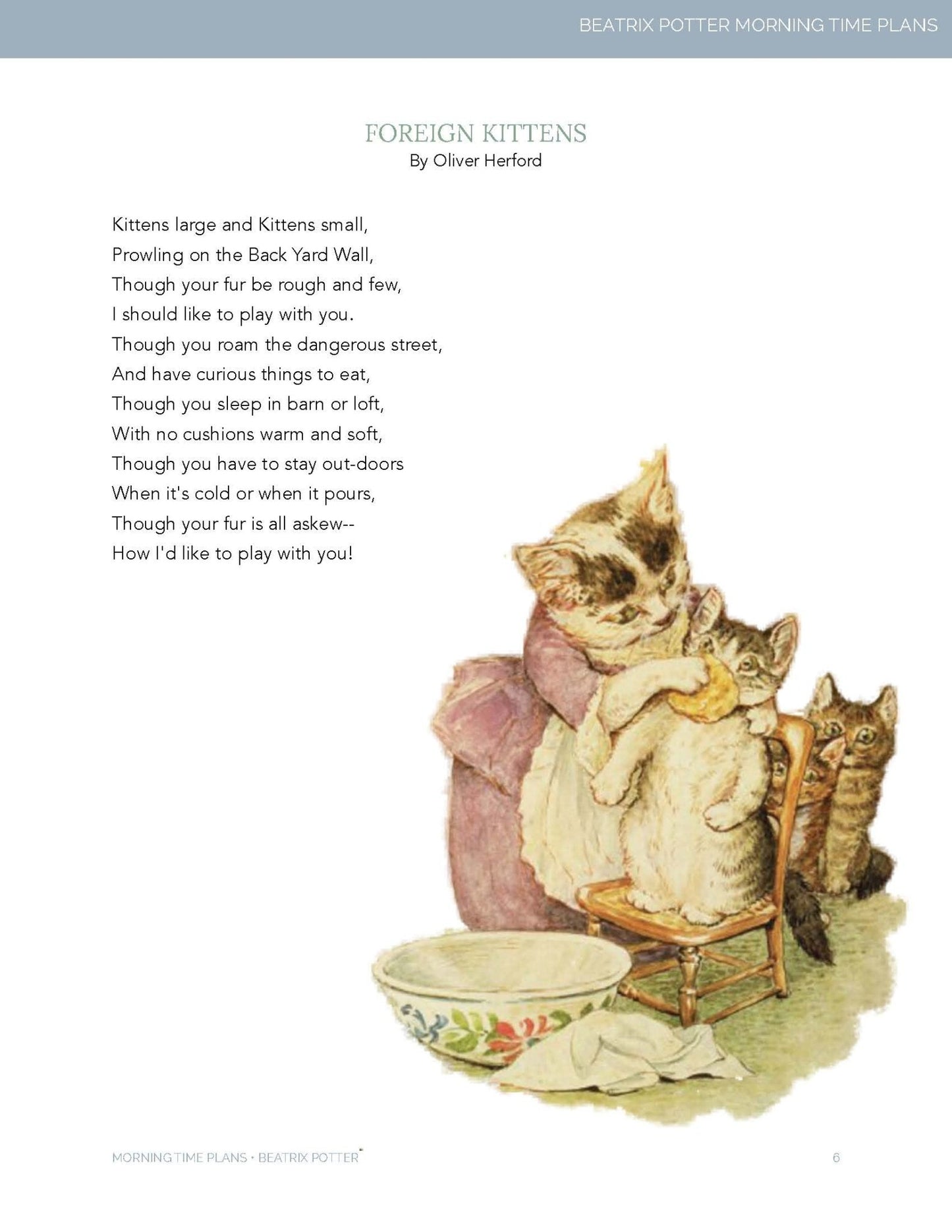Beatrix Potter Morning Time Plans - Homeschool Better Together