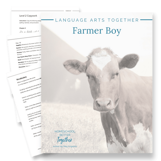 Farmer Boy Language Arts Together - Homeschool Better Together