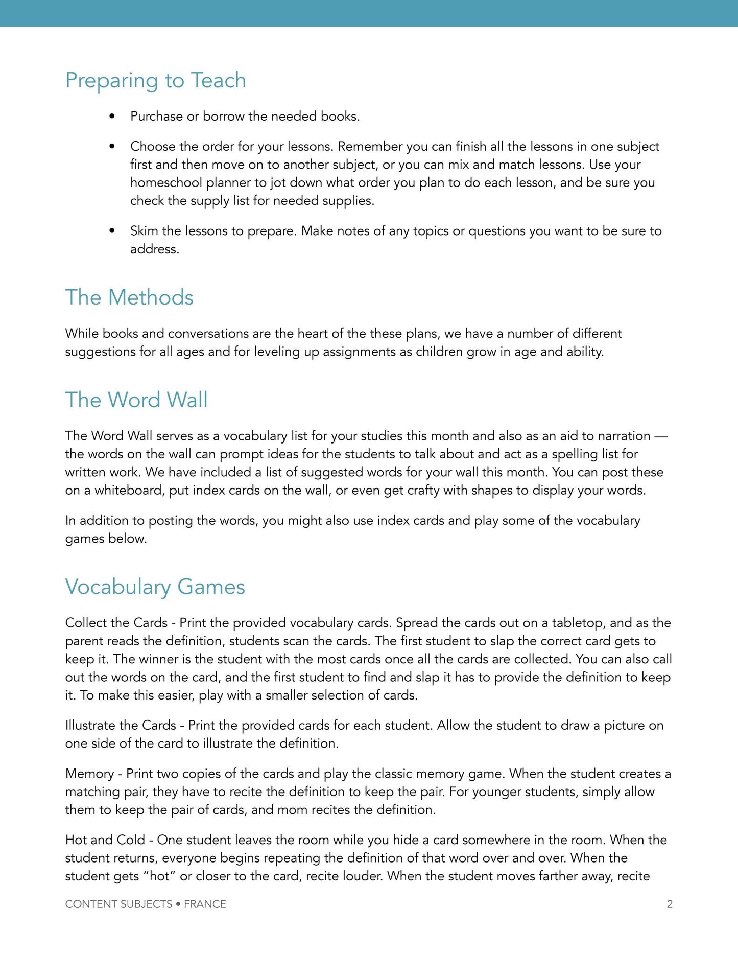 France Wonder Studies - Homeschool Better Together