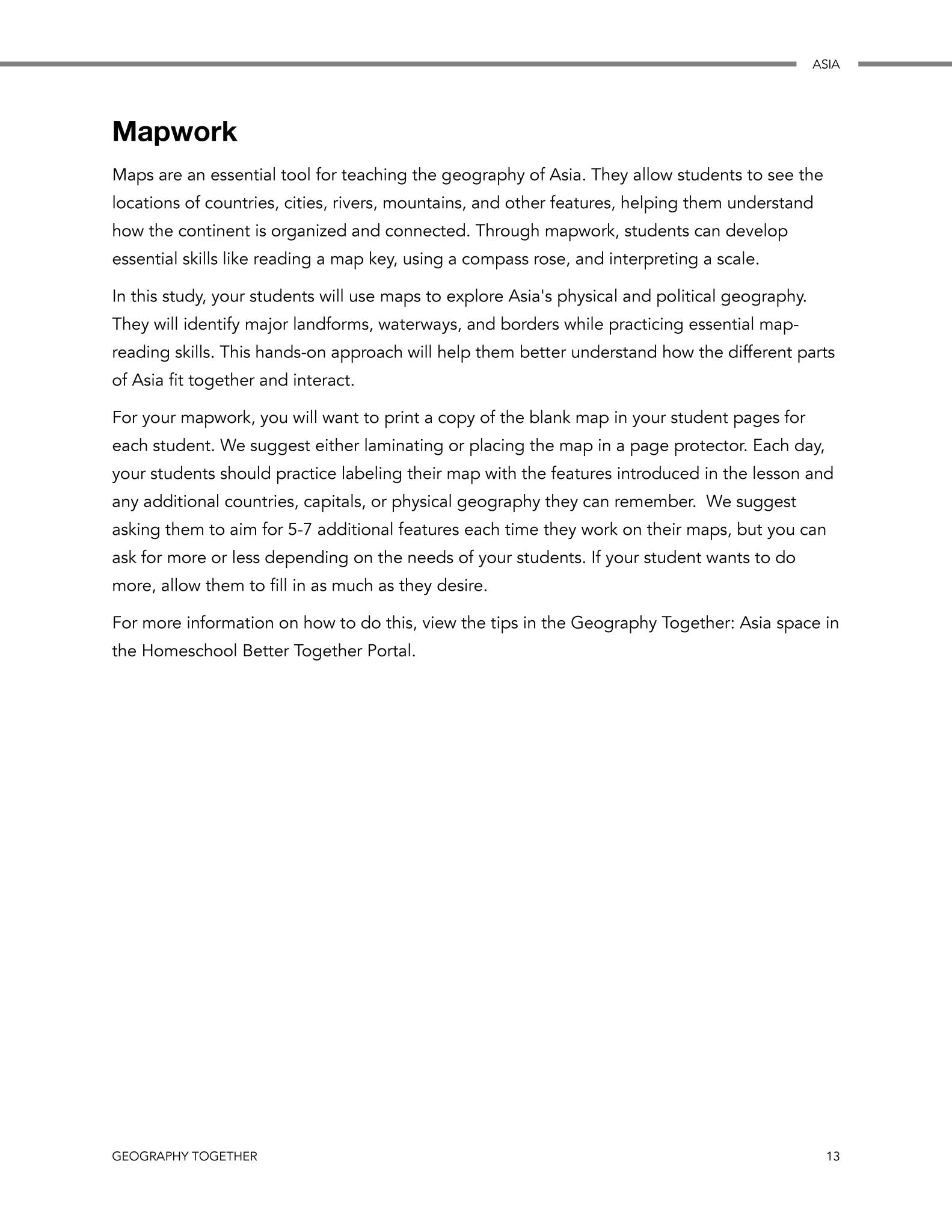 Geography Together: Asia - Homeschool Better Together