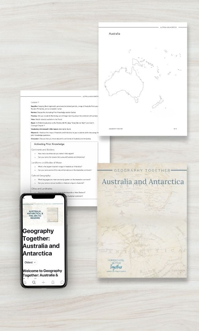 Geography Together: Australia and Antarctica - Homeschool Better Together