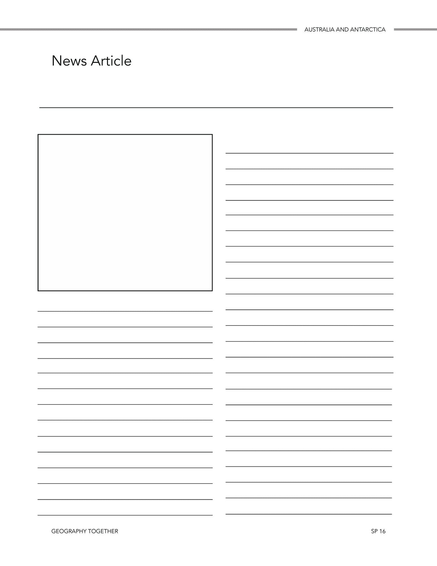 Geography Together: Australia and Antarctica - Homeschool Better Together