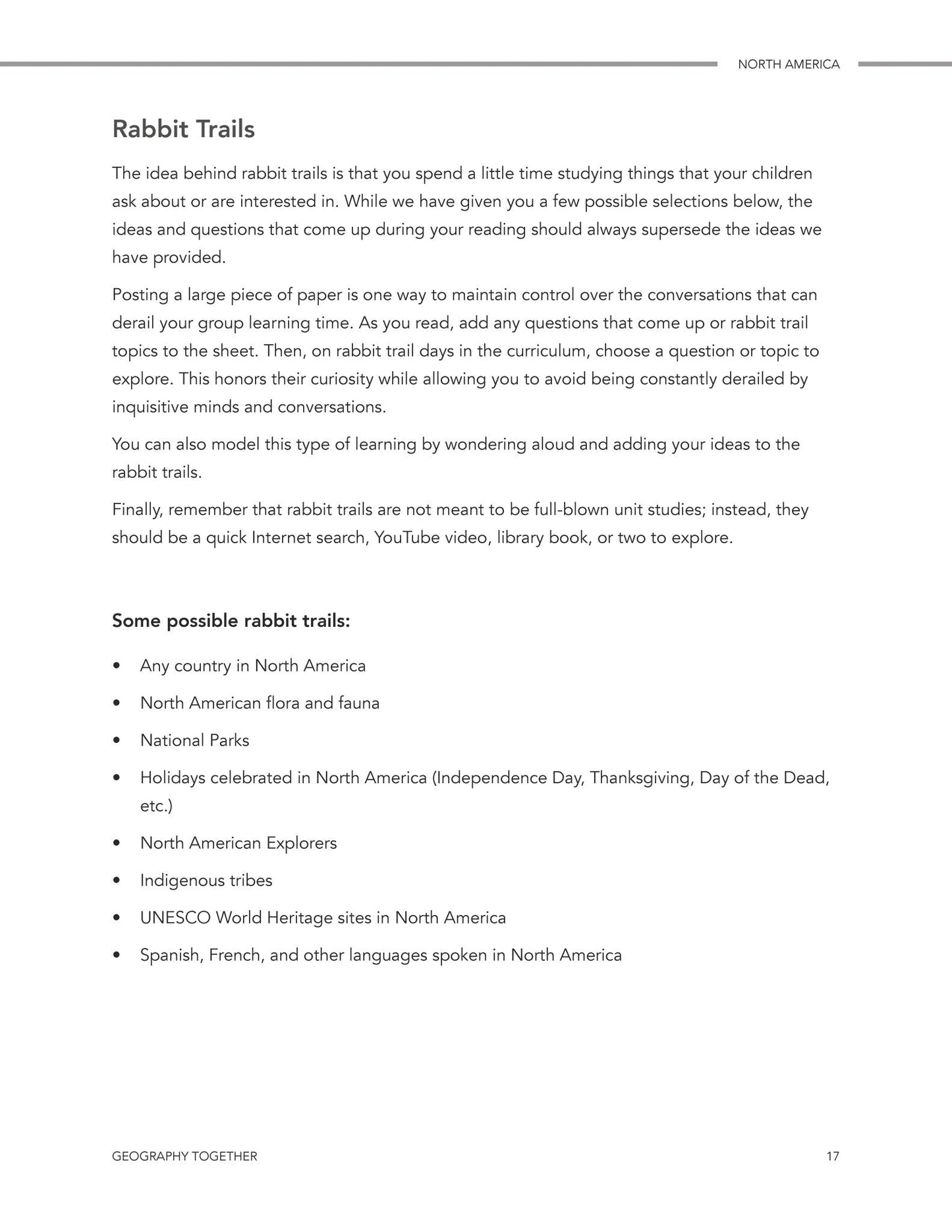 Geography Together: North America - Homeschool Better Together