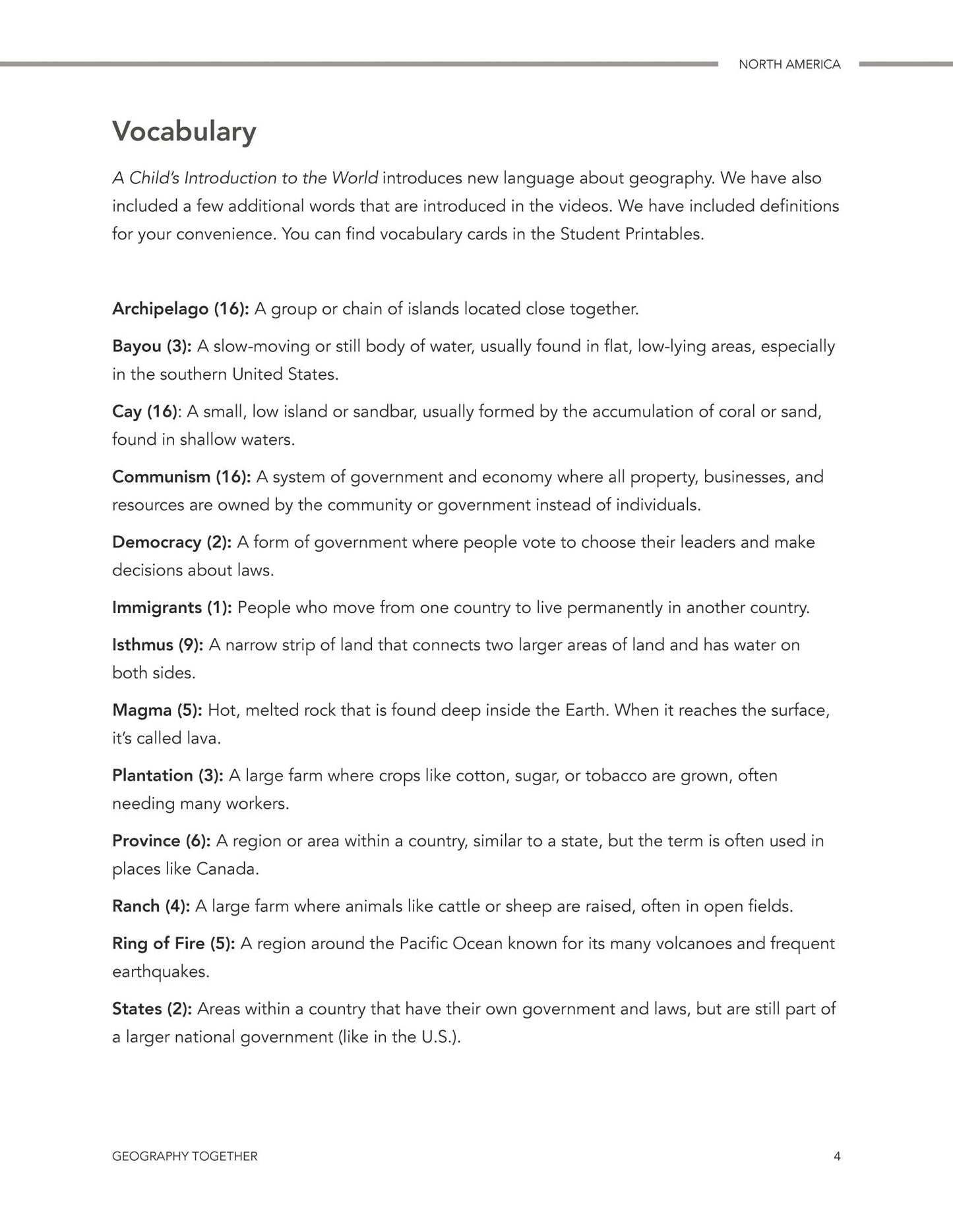 Geography Together: North America - Homeschool Better Together