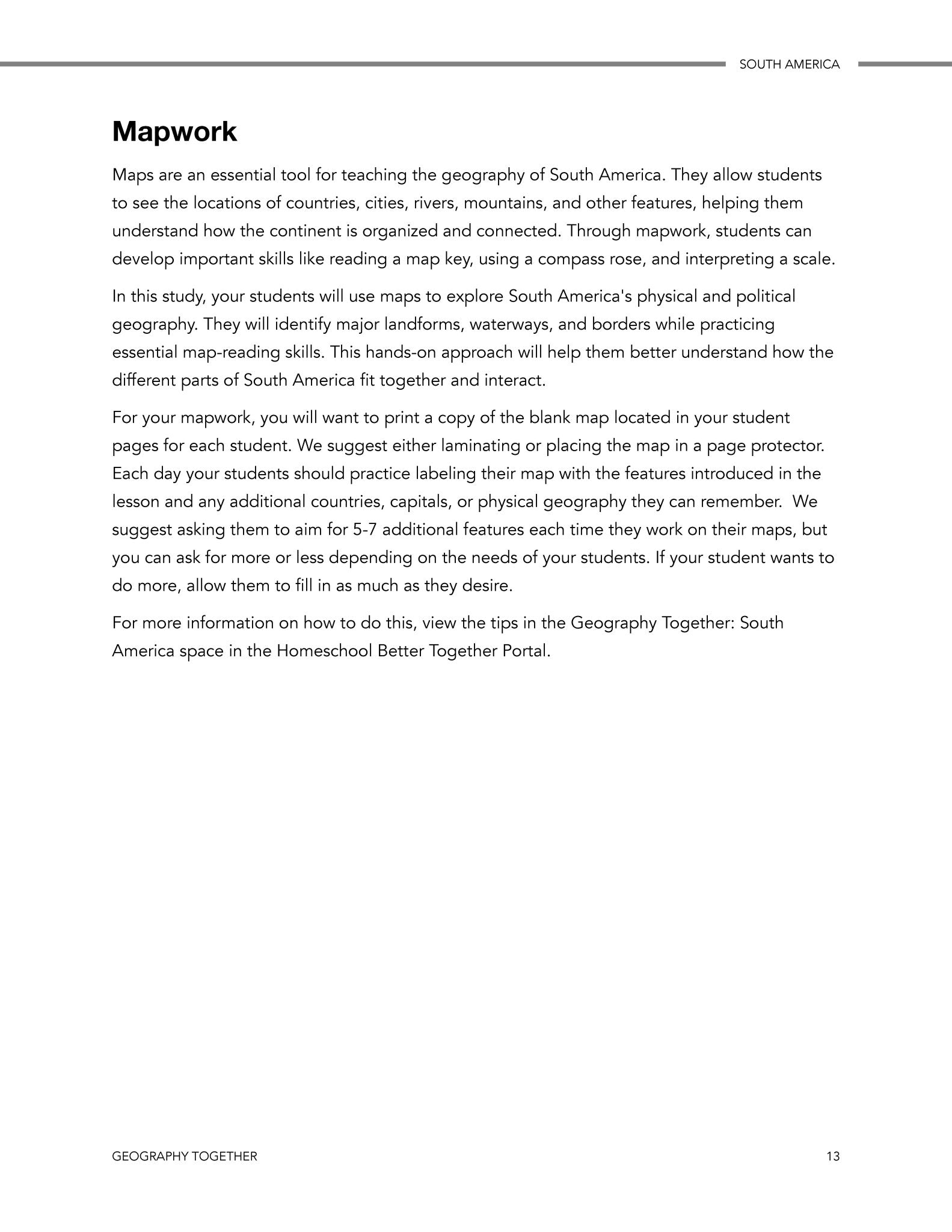 Geography Together: South America - Homeschool Better Together