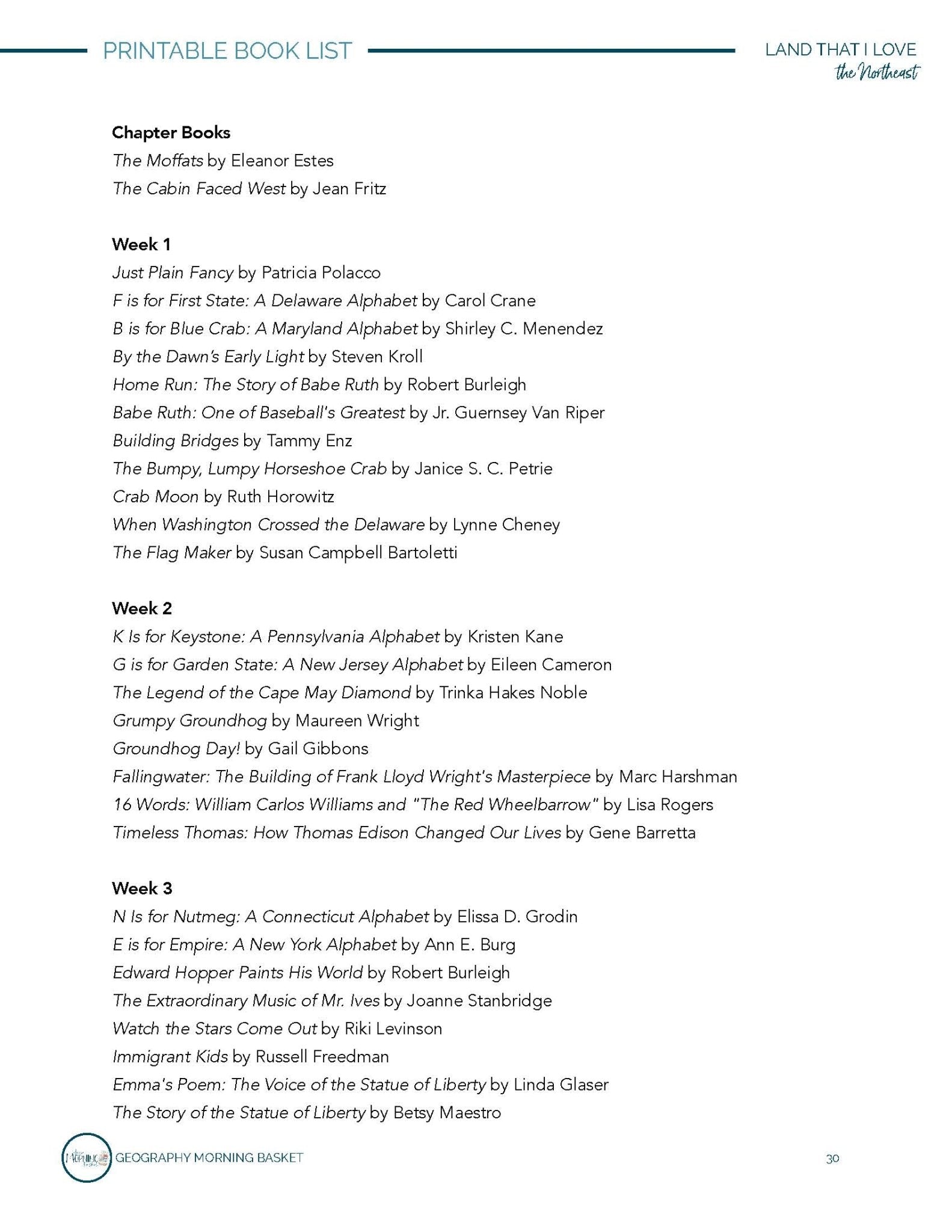 Land That I Love: The Northeast - Homeschool Better Together