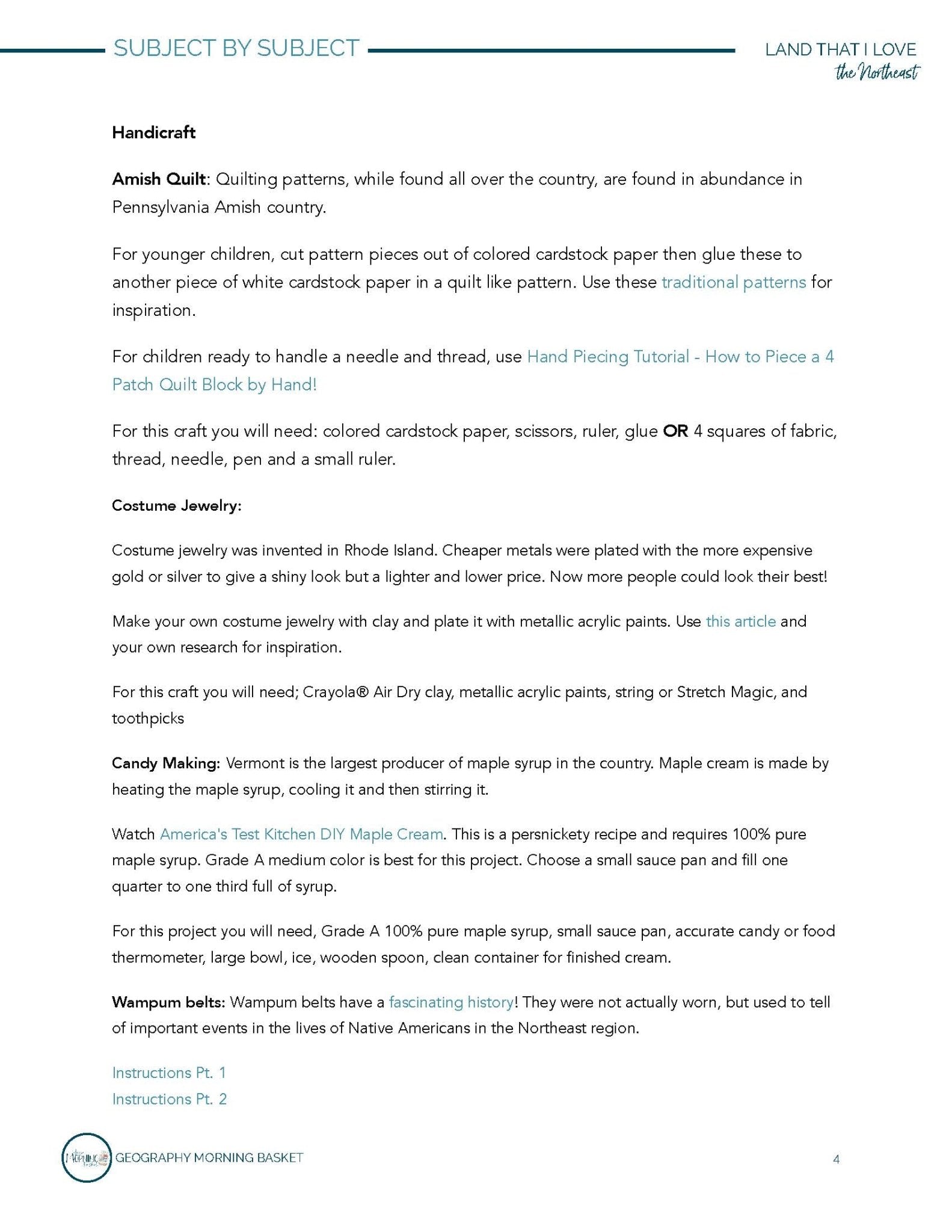 Land That I Love: The Northeast - Homeschool Better Together