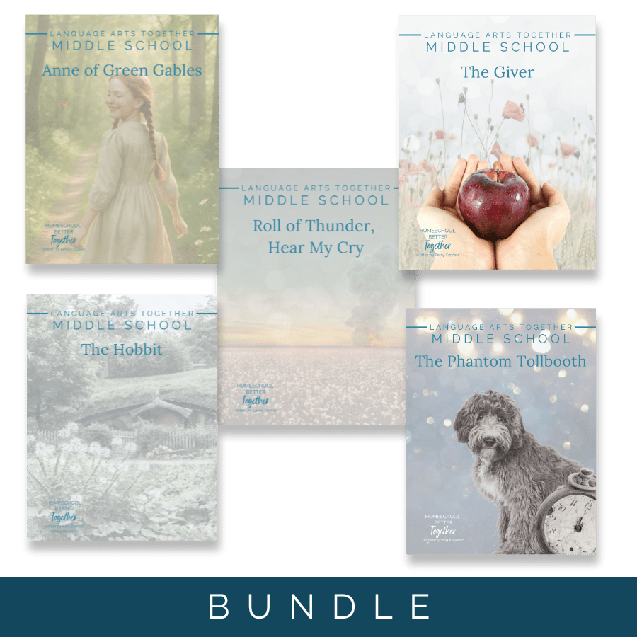Language Arts Together Middle School Bundle - Homeschool Better Together