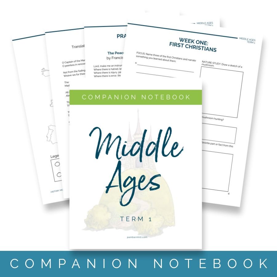 Middle Ages Term 1 Companion Notebook - Homeschool Better Together