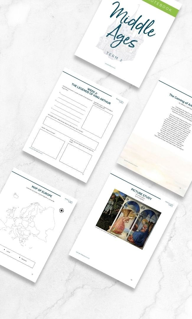 Middle Ages Term 2 Companion Notebook - Homeschool Better Together