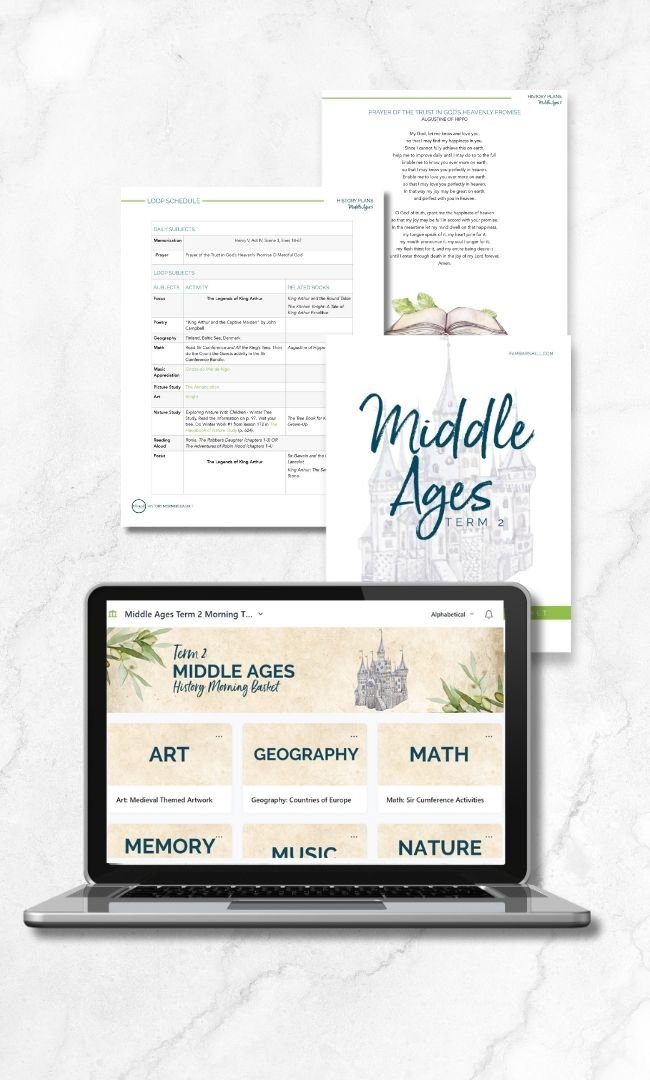 Middle Ages Term 2 Morning Time Plans - Homeschool Better Together