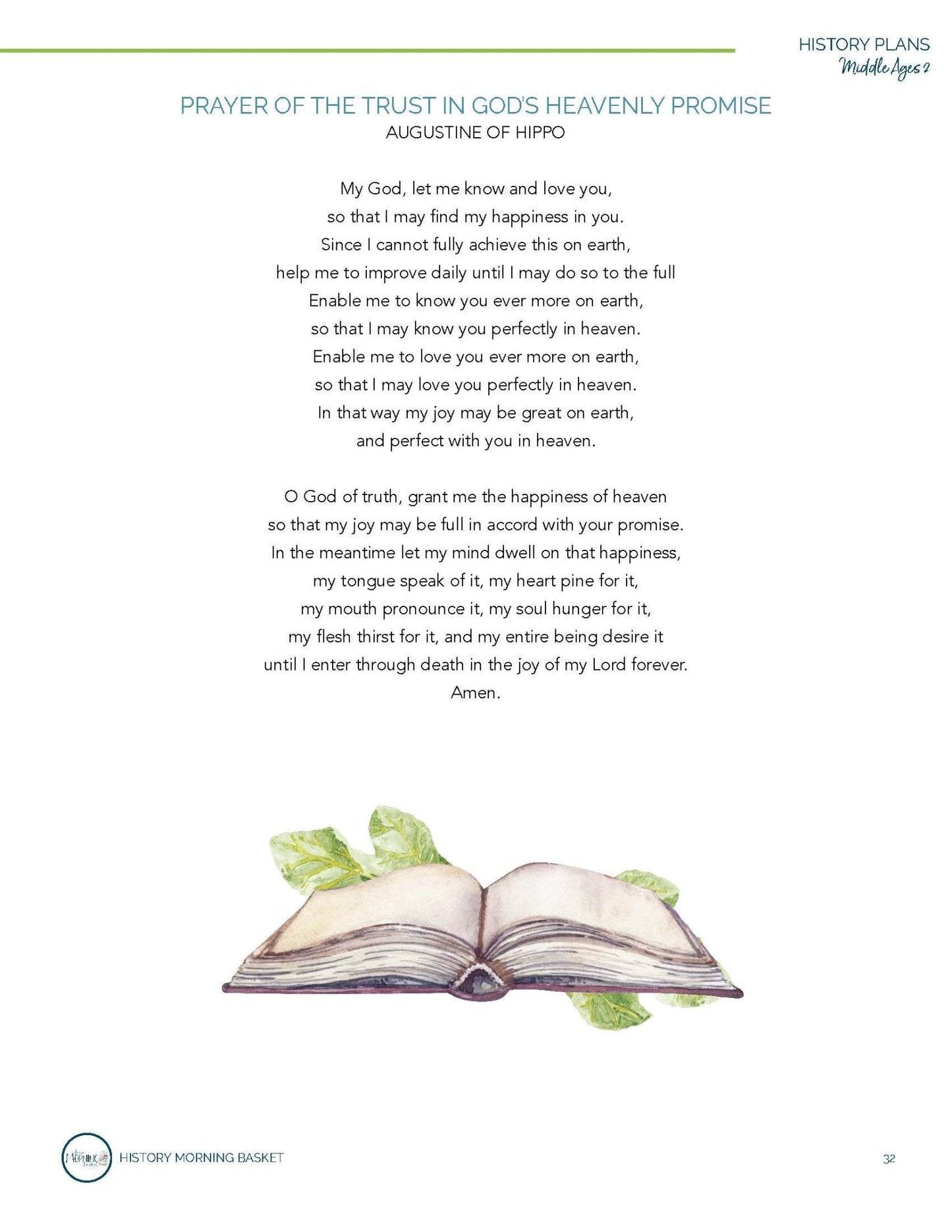 Middle Ages Term 2 Morning Time Plans - Homeschool Better Together