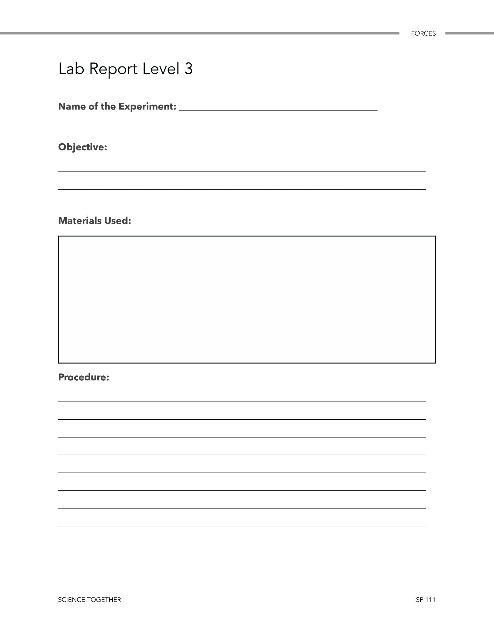 Science Together: Forces (FAE) - Homeschool Better Together