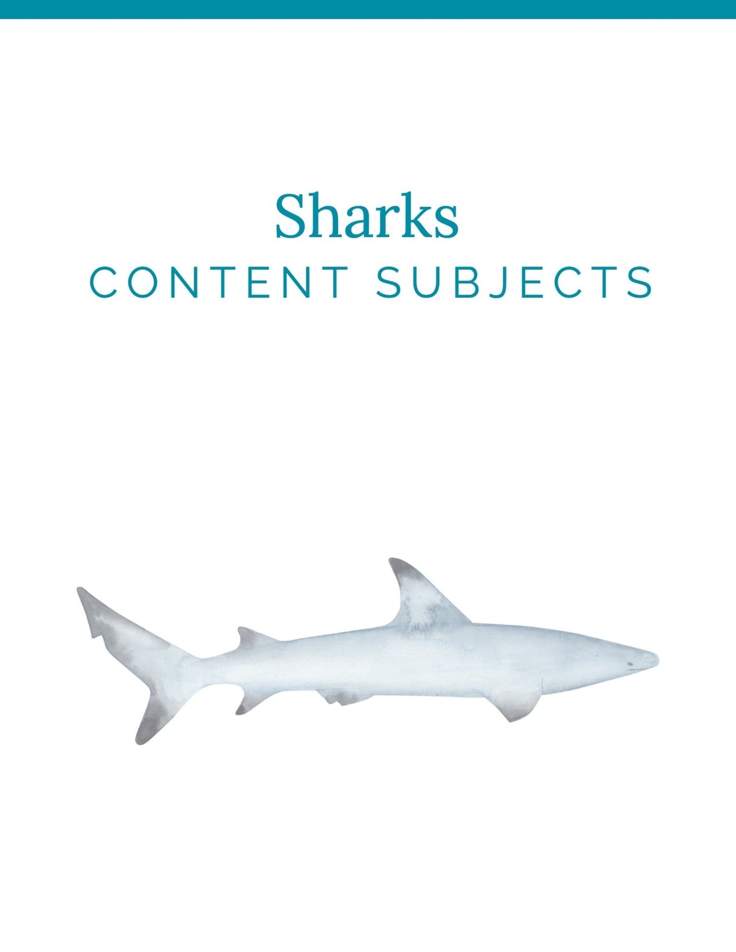 Sharks Wonder Studies - Homeschool Better Together