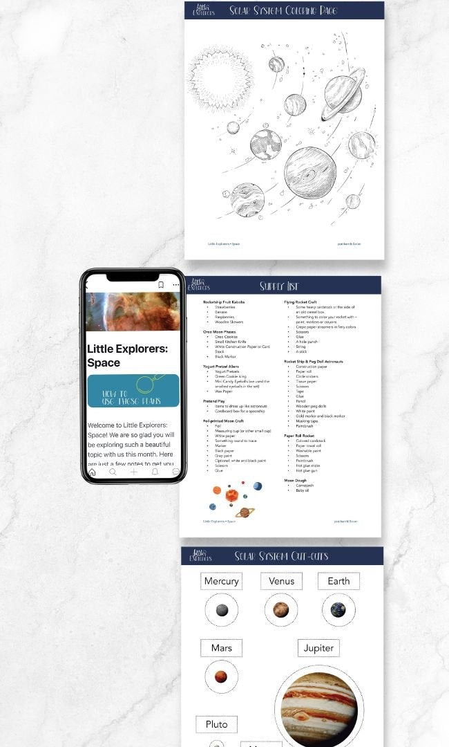 Space Little Explorers - Homeschool Better Together