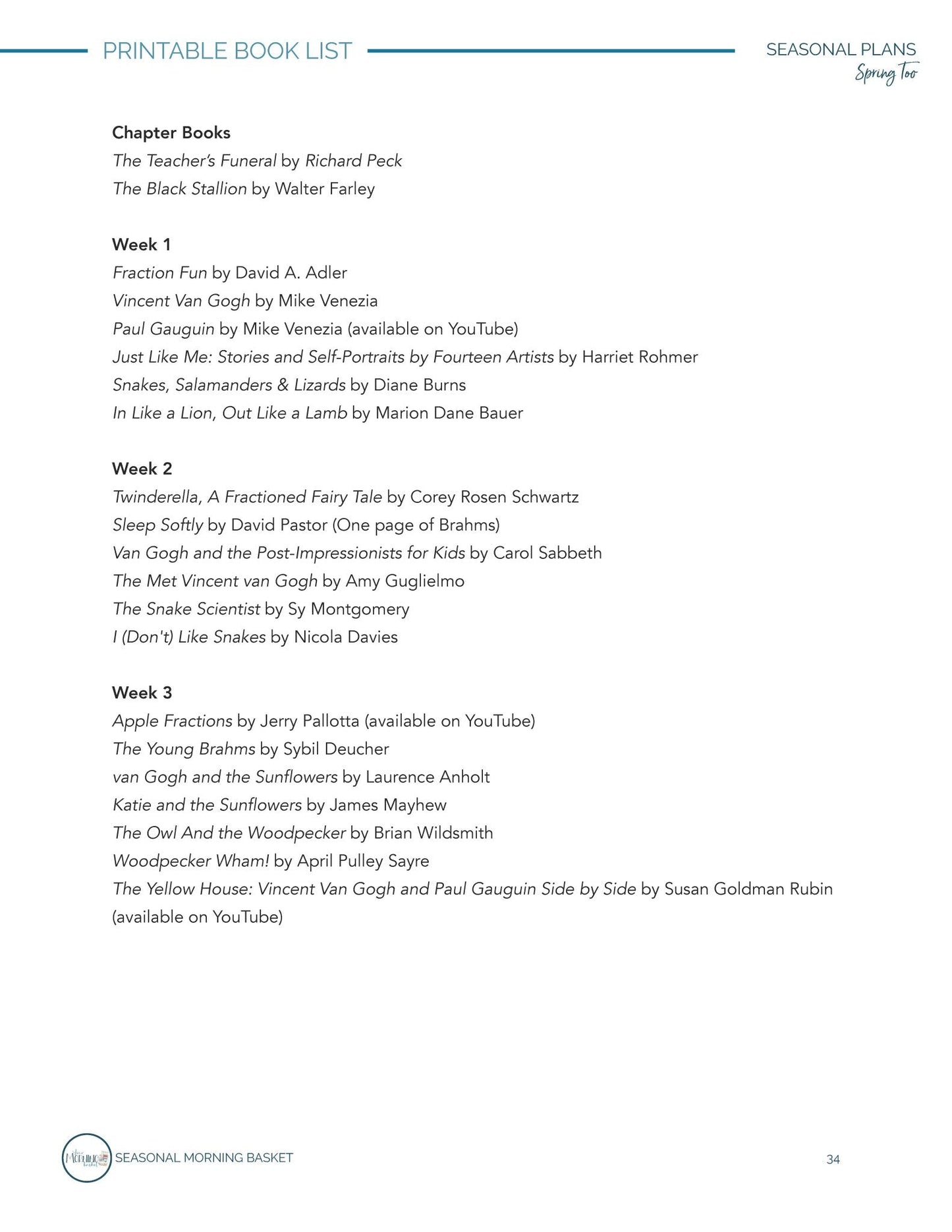 Spring Too Morning Time Plans - Homeschool Better Together