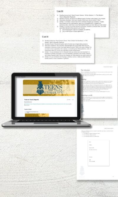 Teens on Track: Etiquette - Homeschool Better Together