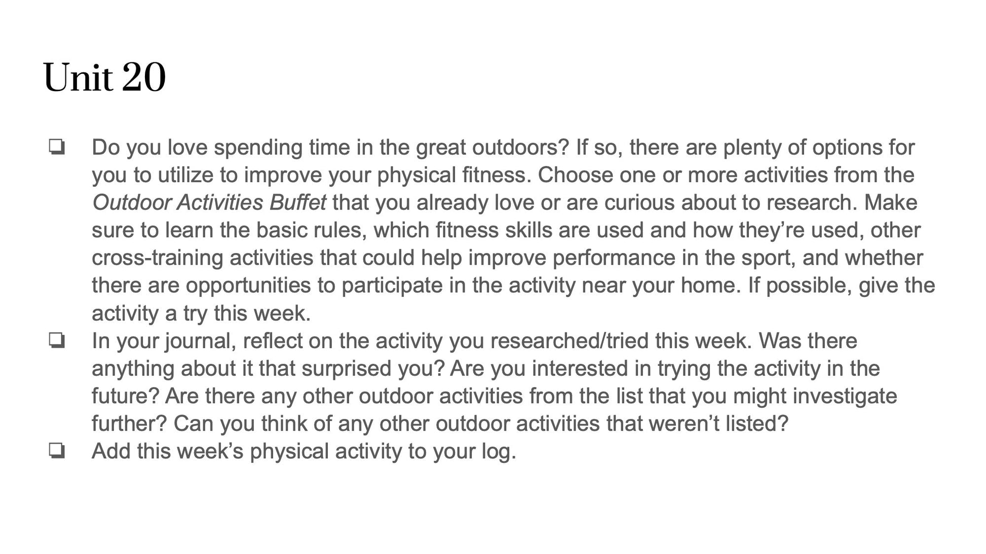 Teens on Track: Personal Fitness - Homeschool Better Together