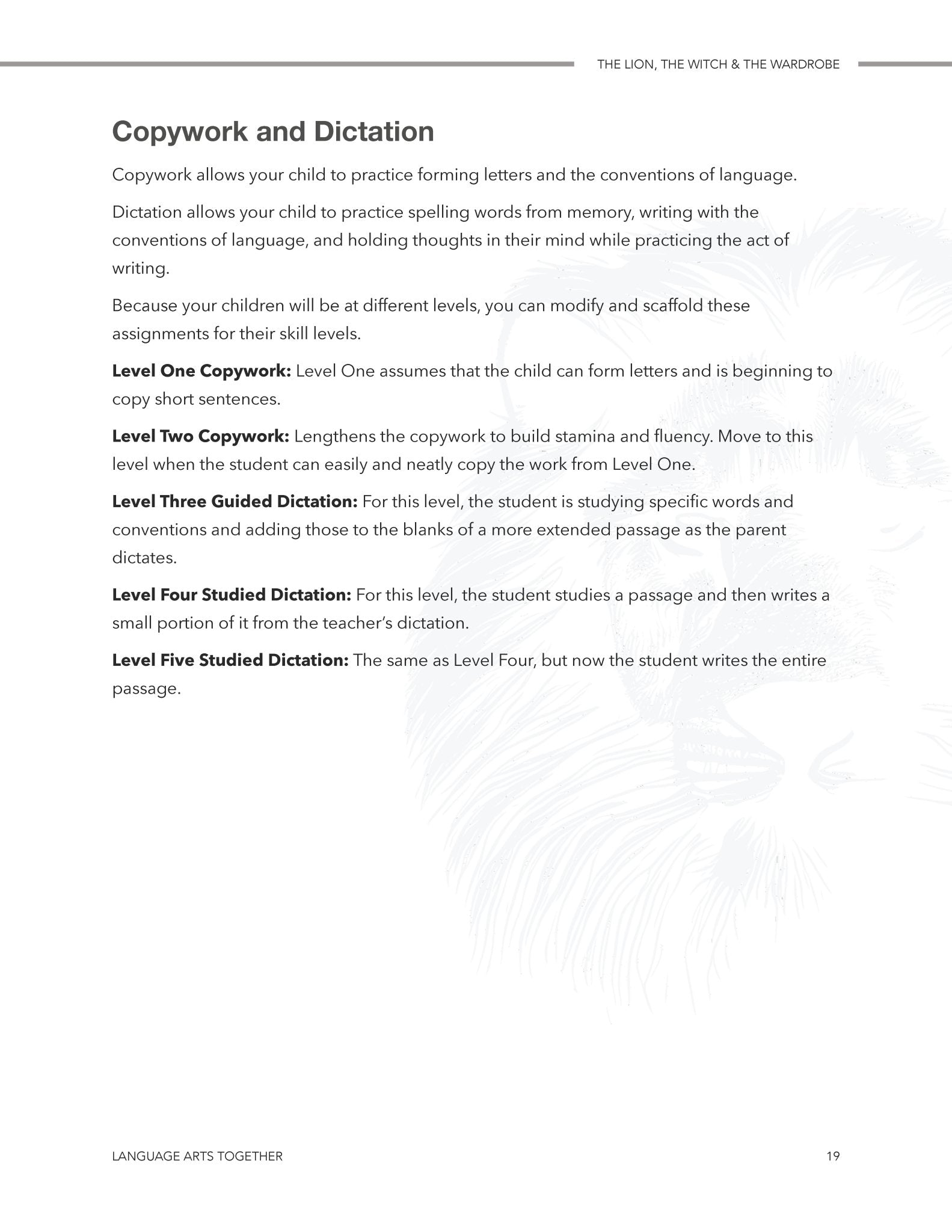 The Lion, the Witch, and the Wardrobe Language Arts Together - Homeschool Better Together