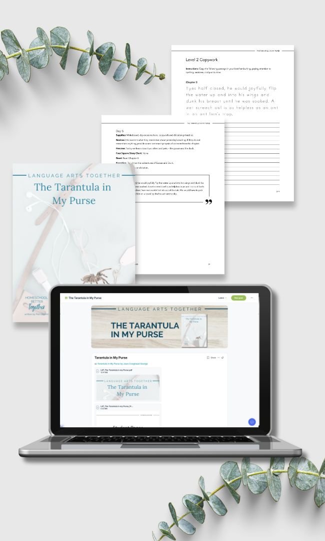 The Tarantula in My Purse Language Arts Together - Homeschool Better Together