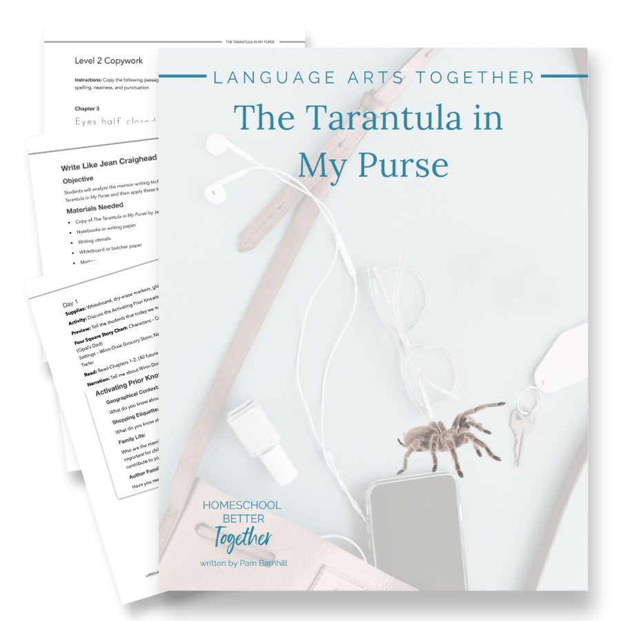 The Tarantula in My Purse Language Arts Together (FAE) - Homeschool Better Together