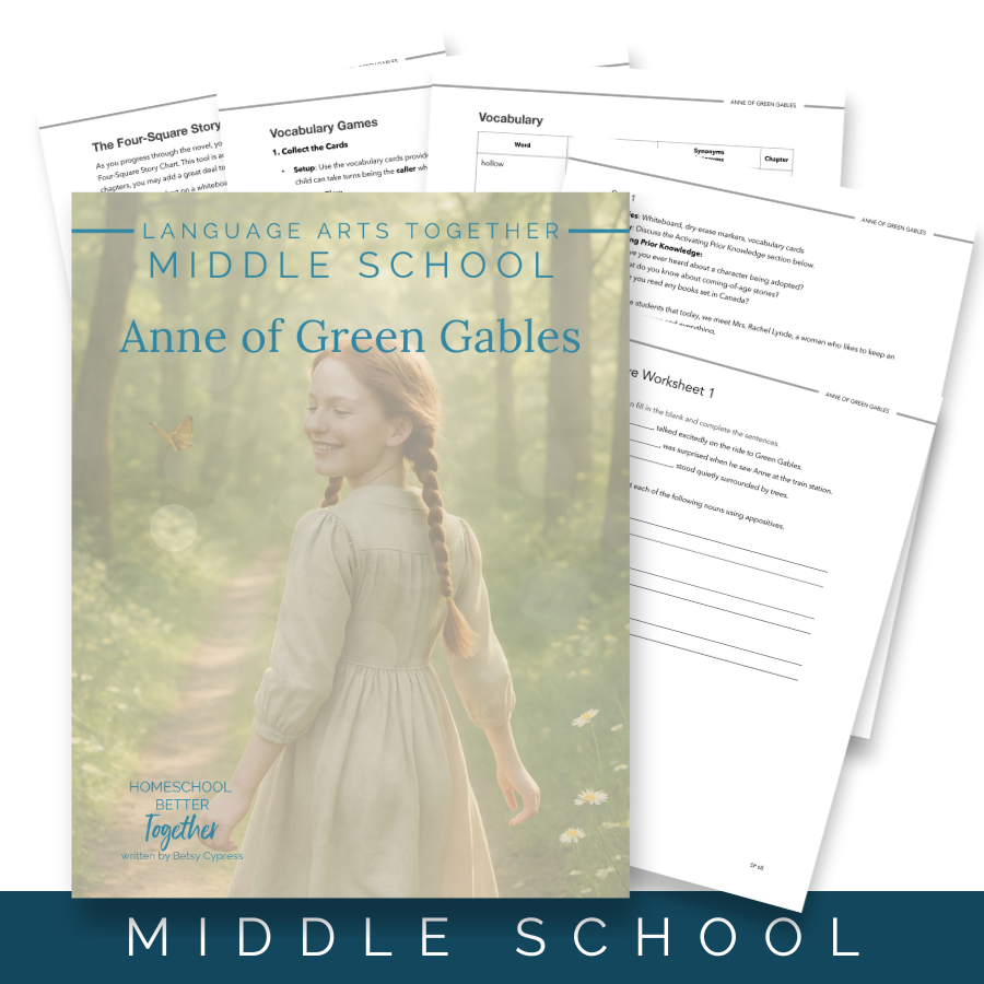 Anne of Green Gables Middle School Language Arts Together