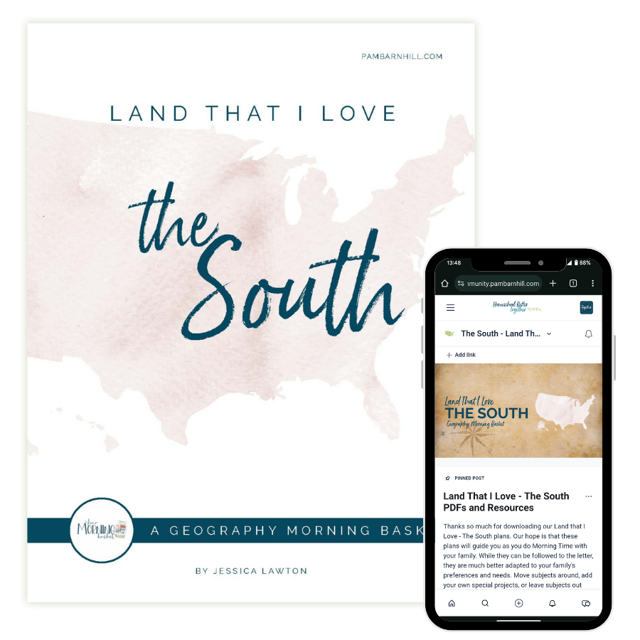 Land That I Love Morning Time Plans: The South (FAE)