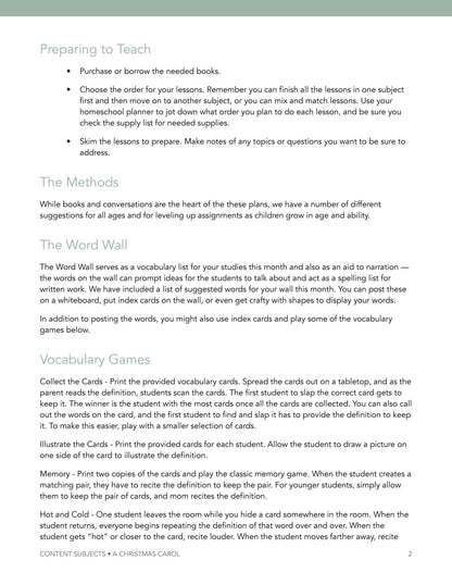 A Christmas Carol Wonder Studies - Homeschool Better Together