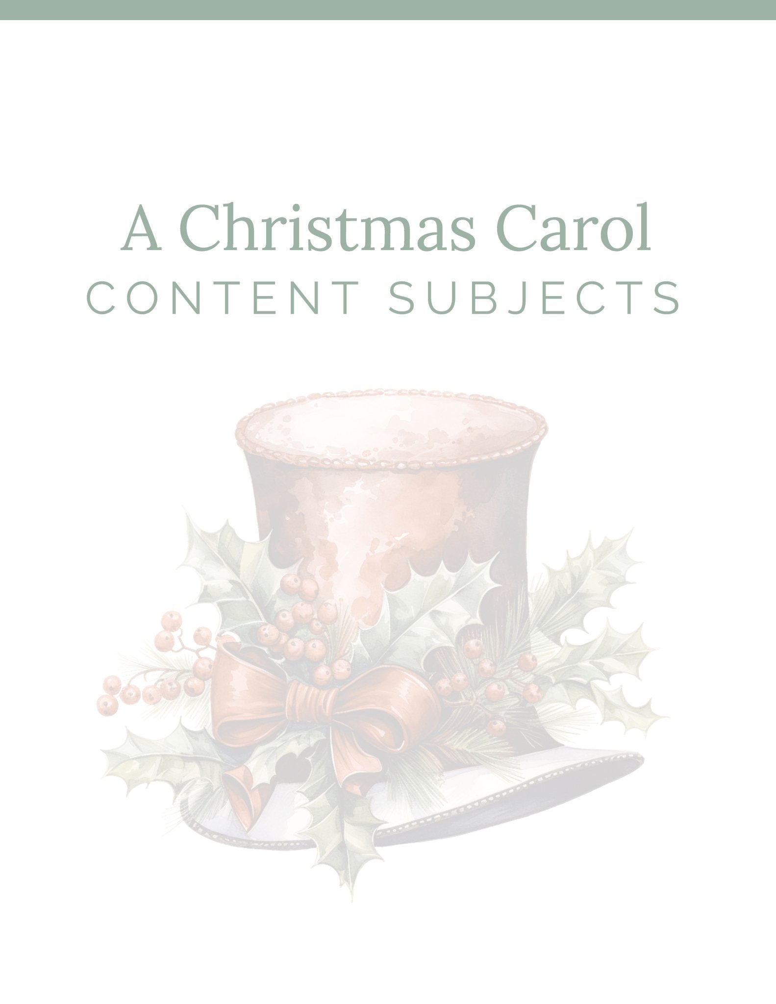 A Christmas Carol Wonder Studies - Homeschool Better Together