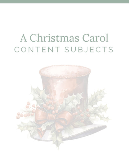 A Christmas Carol Wonder Studies - Homeschool Better Together
