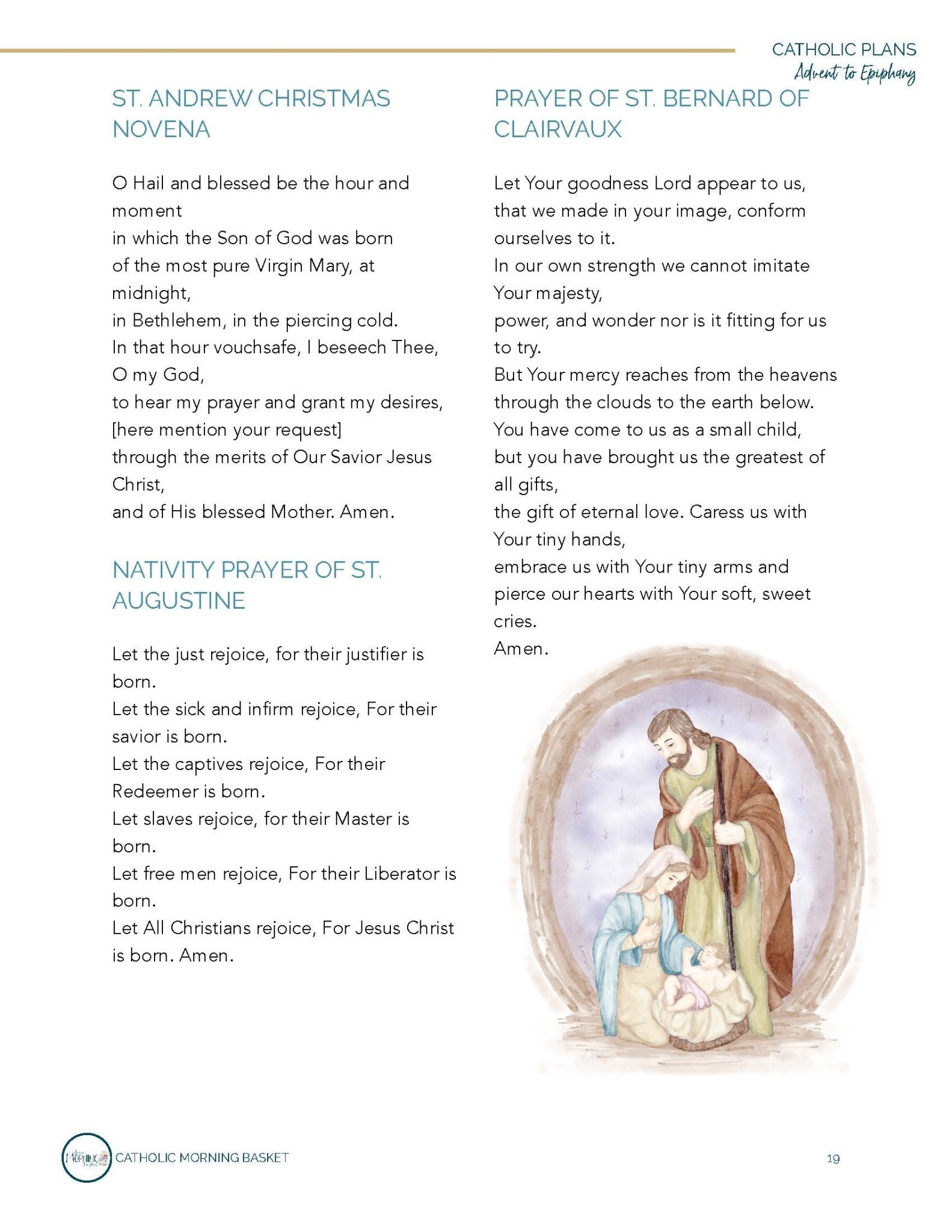 Advent to Epiphany Morning Time Plans - Homeschool Better Together