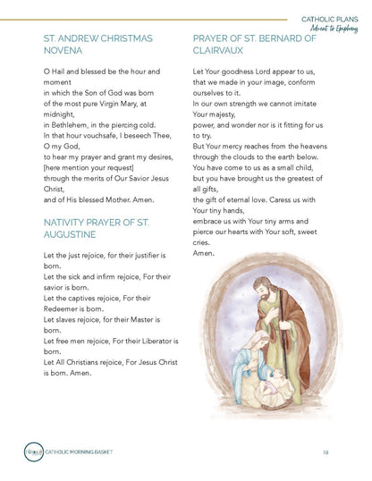 Advent to Epiphany Morning Time Plans - Homeschool Better Together