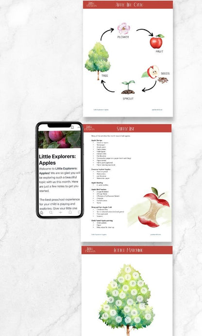 Apples Little Explorers - Homeschool Better Together