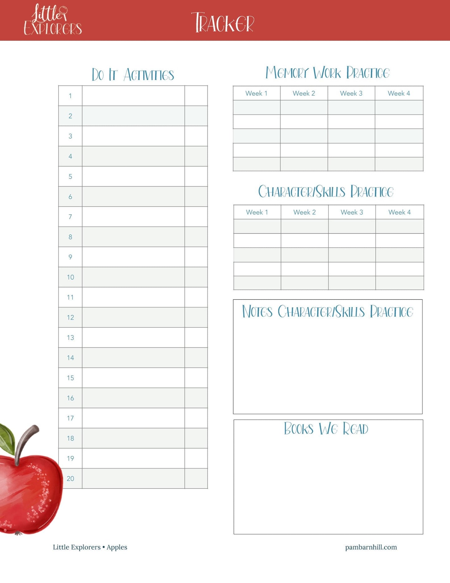 Apples Little Explorers - Homeschool Better Together