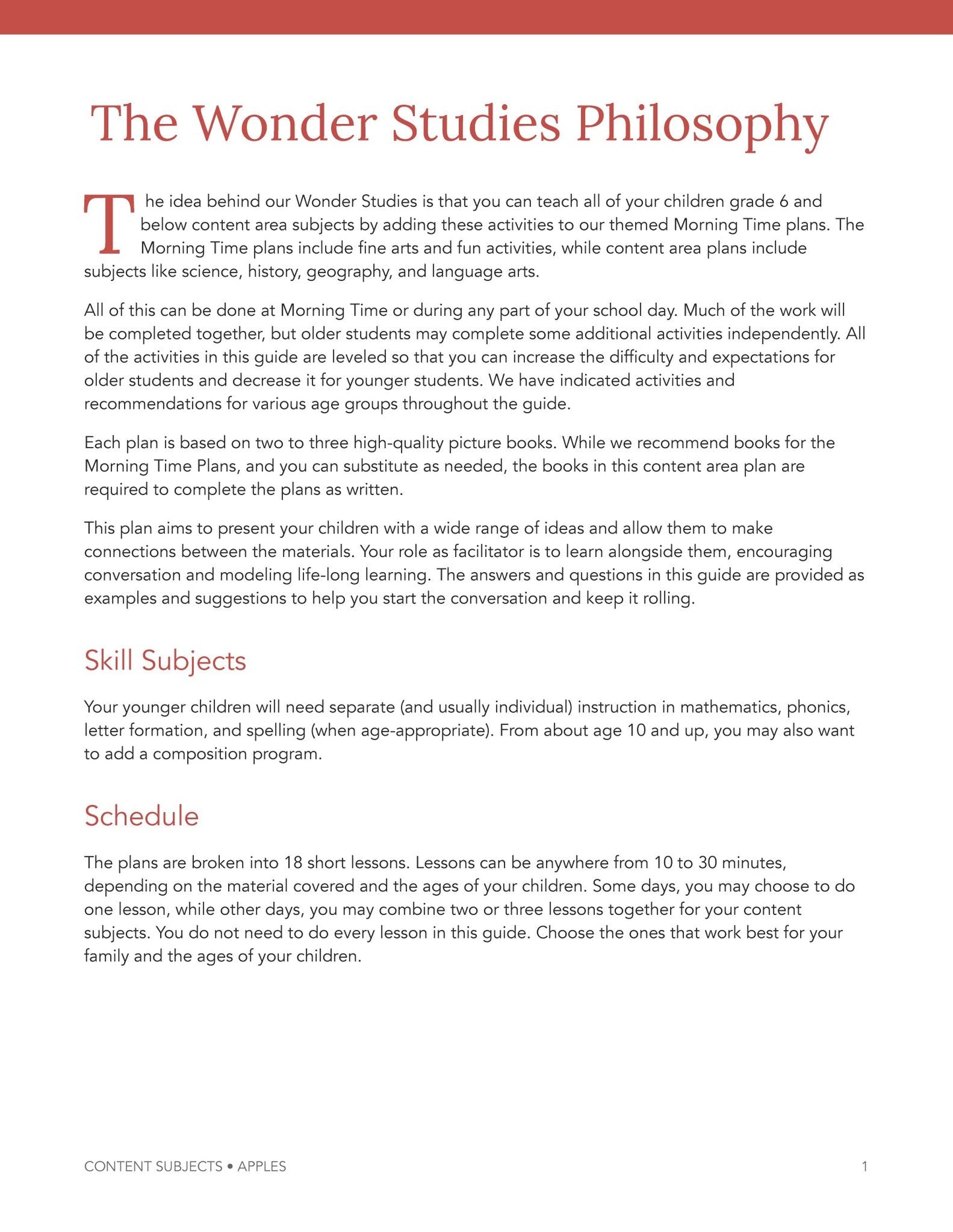 Apples Wonder Studies - Homeschool Better Together