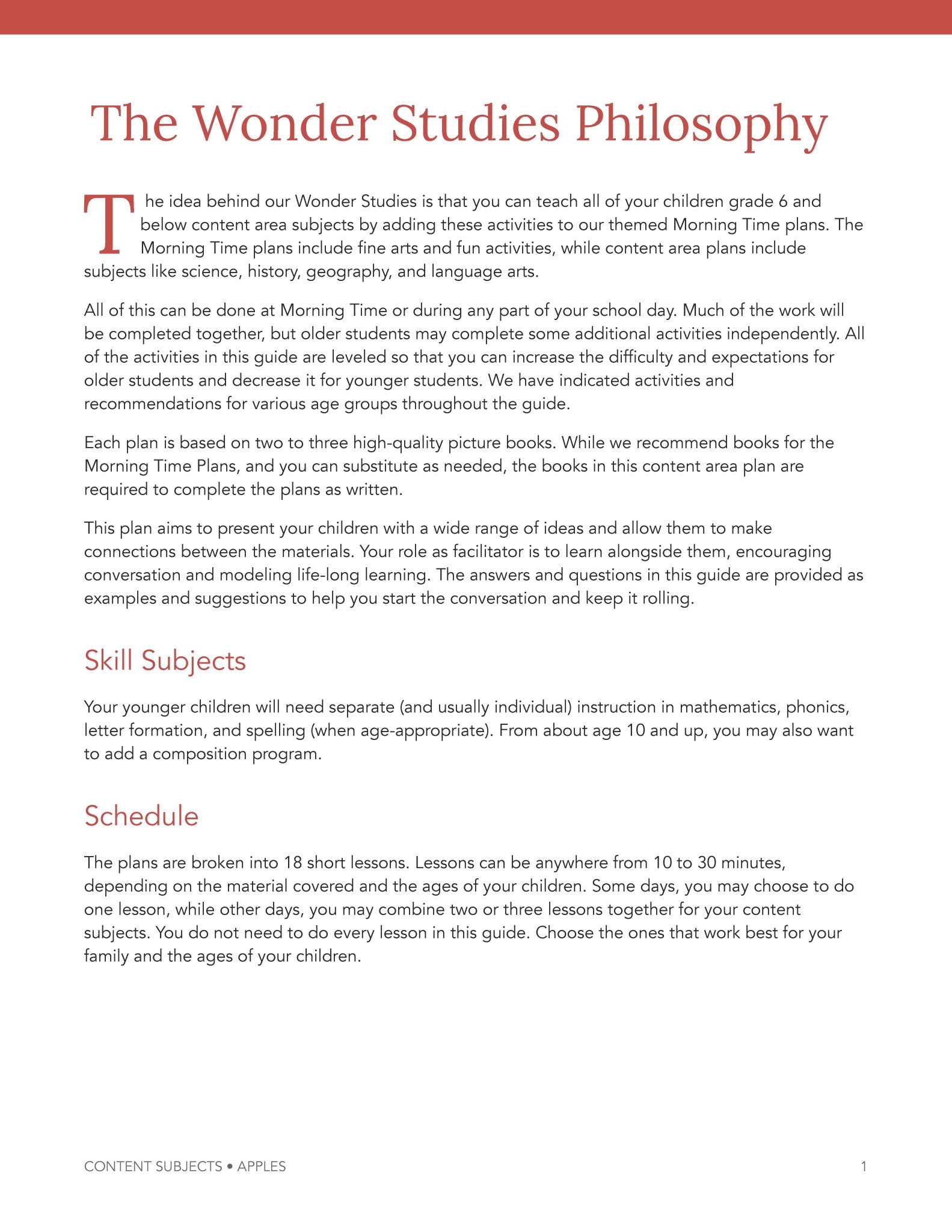 Apples Wonder Studies - Homeschool Better Together