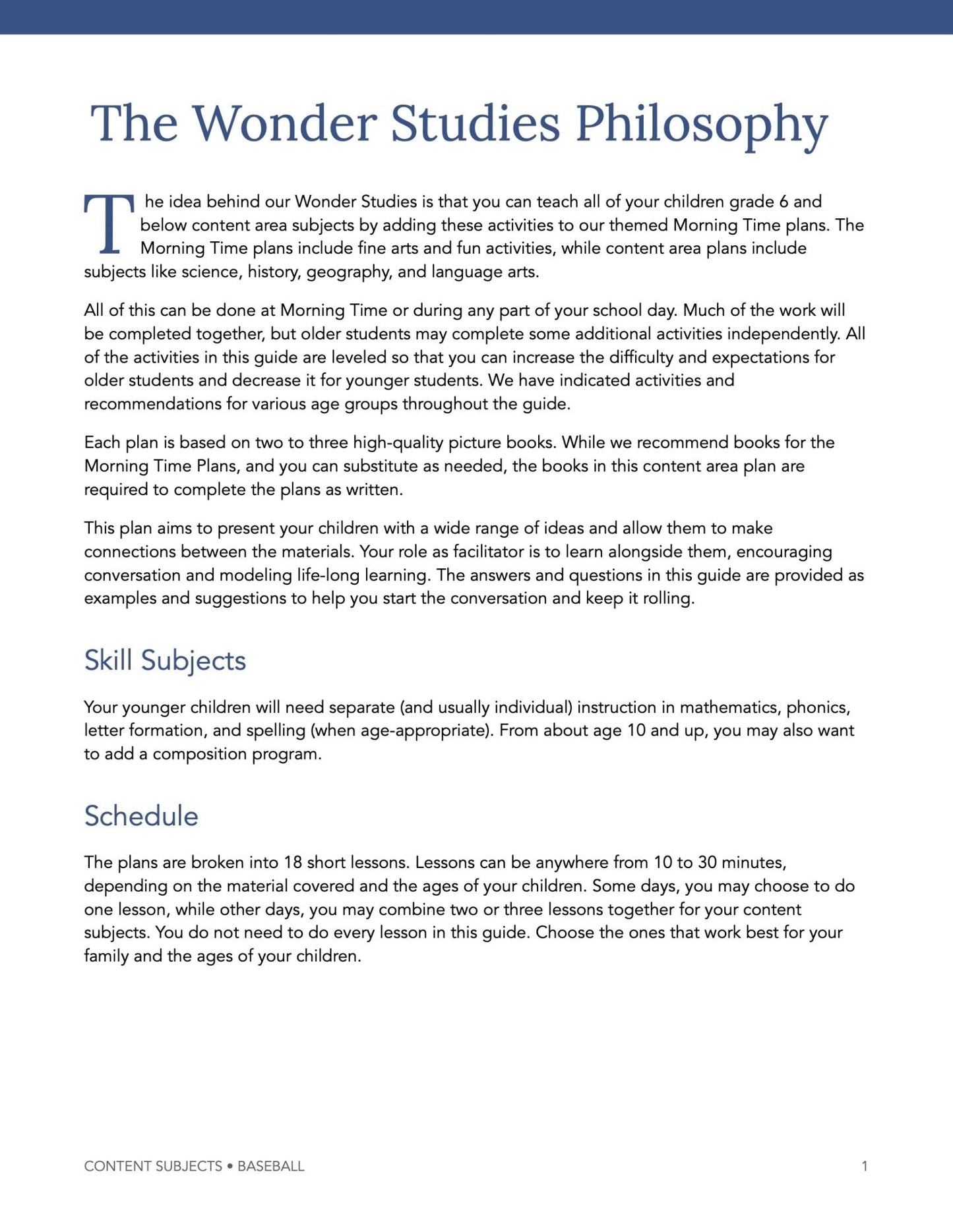 Baseball Wonder Studies - Homeschool Better Together