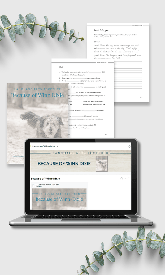 Because of Winn - Dixie Language Arts Together - Homeschool Better Together