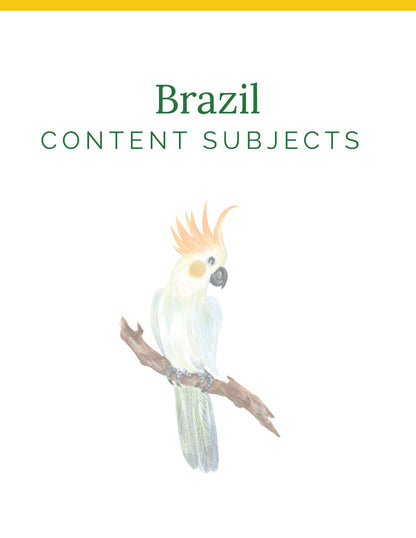 Brazil Wonder Studies - Homeschool Better Together
