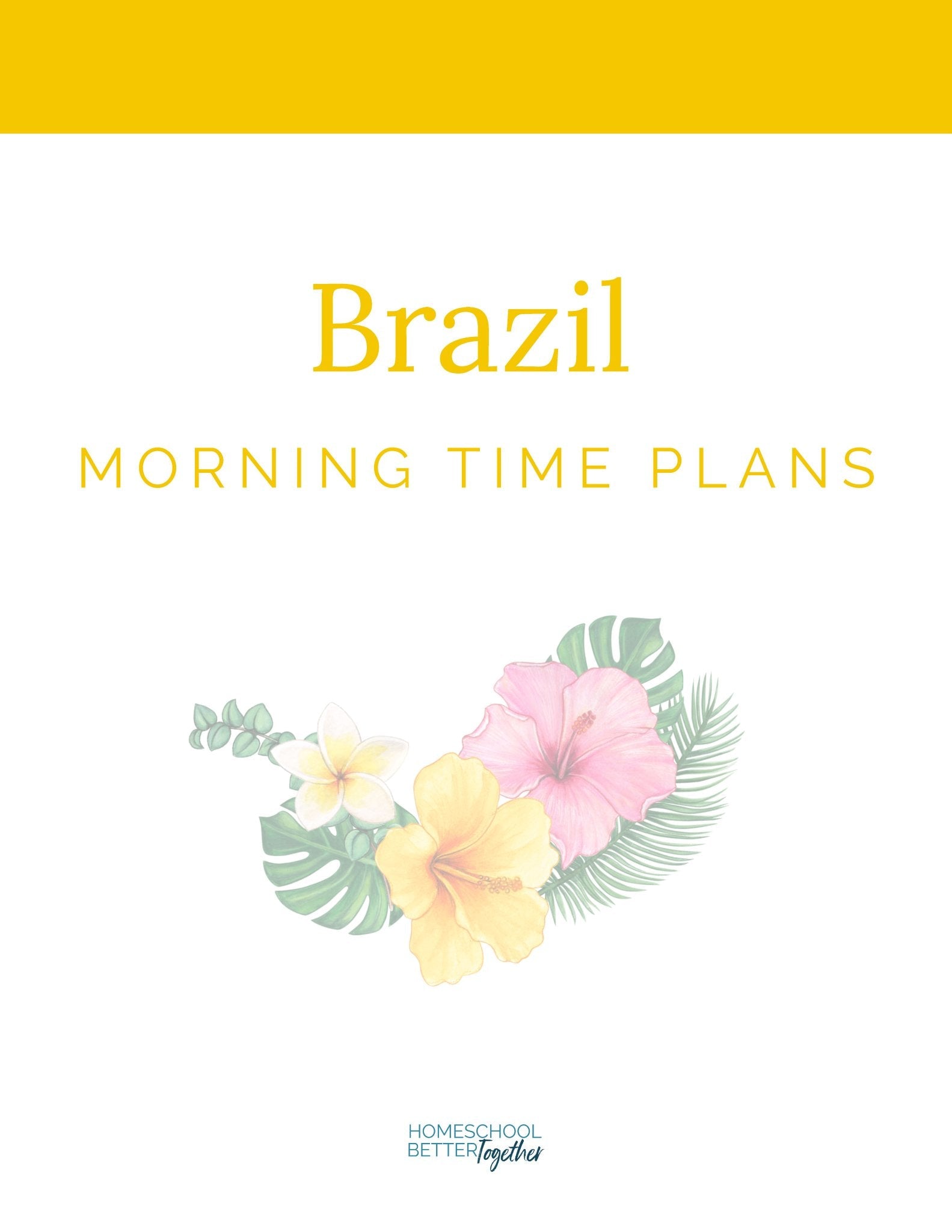 Brazil Wonder Studies - Homeschool Better Together