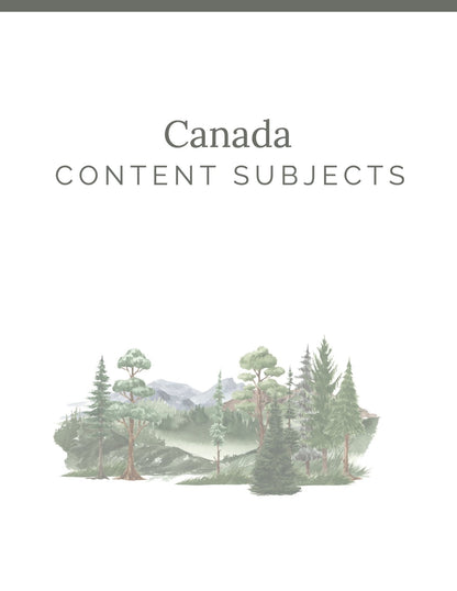 Canada Wonder Studies - Homeschool Better Together