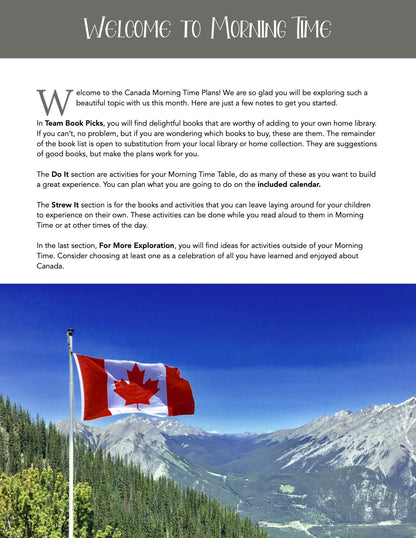 Canada Wonder Studies - Homeschool Better Together