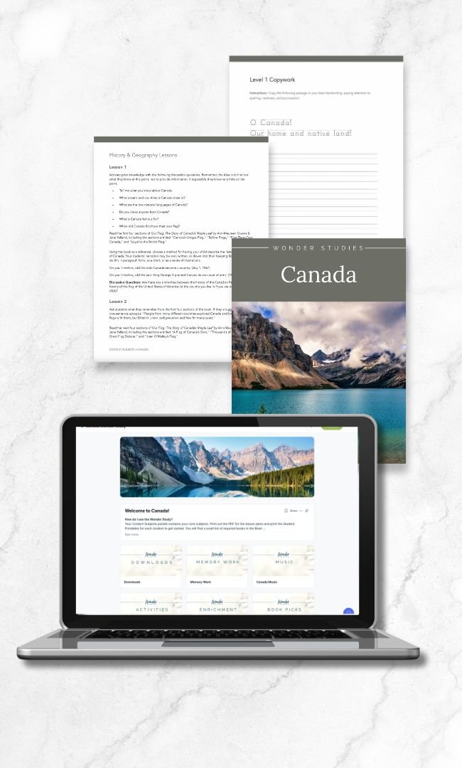 Canada Wonder Studies - Homeschool Better Together