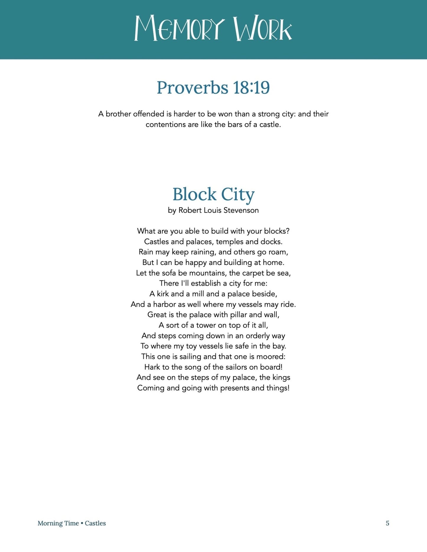 Castles Wonder Studies - Homeschool Better Together